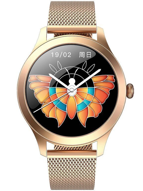 G.Rossi SG009B 38mm Smartwatch with Heart Rate Monitor (Pink Gold) view 1