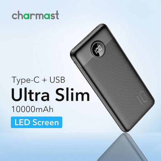 Charmast L10SB Power Bank 10000mAh 20W Power Delivery / Quick Charge 3.0 Black view 2