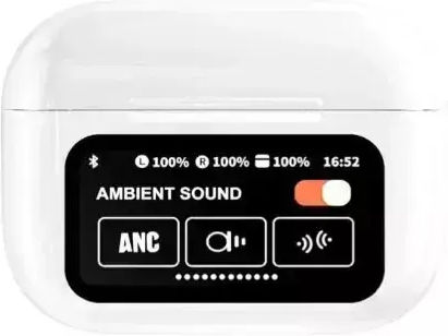 A9 Pro In-ear Bluetooth Handsfree Earphones with Sweat Resistance and Charging Case White view 3