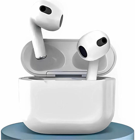 Pavareal Apro 4 Plus Earbud Bluetooth Handsfree Earphones with Charging Case White view 5