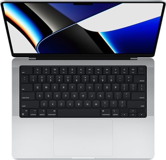 Apple MacBook Pro 14" (2021) Retina Display (M1-Pro 10-core/16GB/1TB SSD) Silver (US Keyboard) view 1