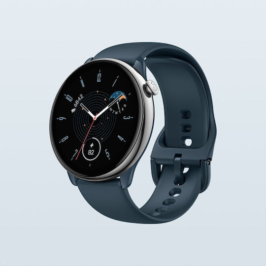 Amazfit GTR Mini Stainless Steel 42mm Waterproof Smartwatch with Heart Rate Monitor (Ocean Blue) view 2