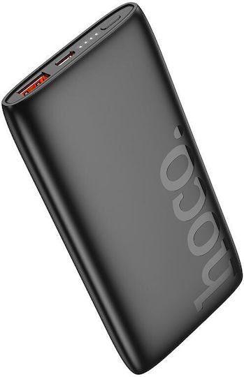 Hoco J122 Power Bank 10000mAh with USB-A Port and USB-C Port Quick Charge 2.0 / Quick Charge 3.0 Black
