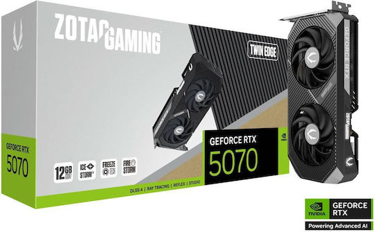 Zotac GeForce RTX 5070 12GB GDDR7 Twin Edge Graphics Card view 1