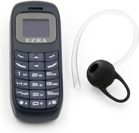 Ezra MC02 Dual SIM Mobile with Buttons (English Menu) Black view 3
