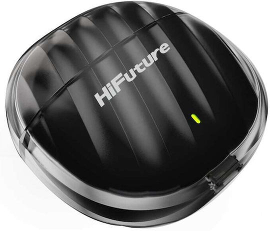 HiFuture FlyBuds 3 Bluetooth Handsfree Earphones with Sweat Resistance and Charging Case Black view 2