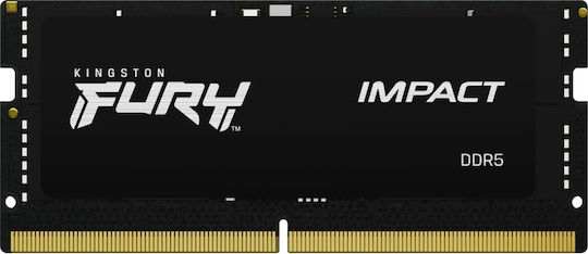 Kingston Fury Impact DDR5 with Module 1x16GB and Speed 6400 for Laptop KF564S38IB-16 vue 2