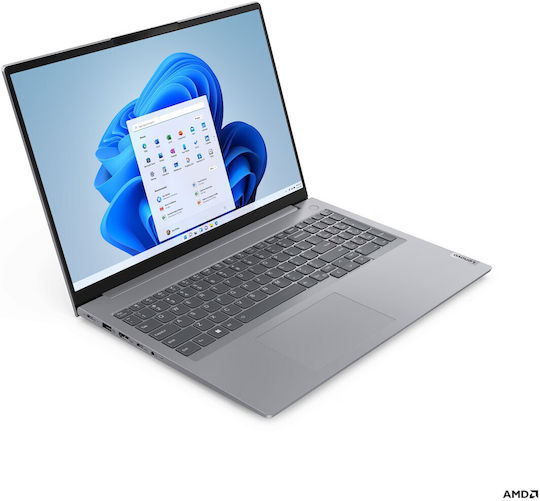 Lenovo ThinkBook 16 G6 ABP 16" IPS FHD+ (Ryzen 5-7530U/8GB/256GB SSD/W11 Pro) Arctic Grey (GR Keyboard) view 2