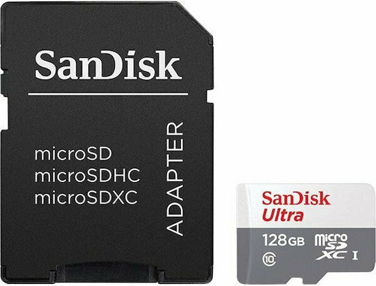 Sandisk Ultra microSDXC 128GB U1 A1 UHS-I 100MB/s with Adapter view 4