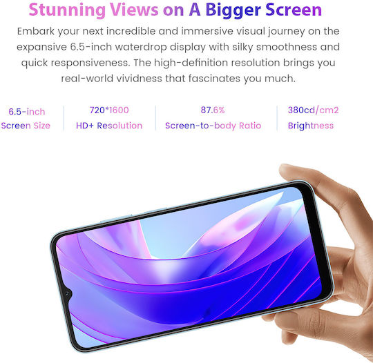 BlackView A52 Pro Dual SIM (6GB/128GB) Ice Blue view 7