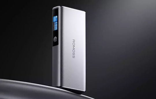 Romoss PPU20 Power Bank 20000mAh 130W with 2 USB-A Ports and USB-C Port Power Delivery / Quick Charge 3.0 Silver vue 5