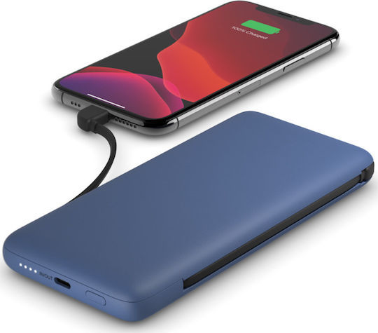 Belkin Boost Charge Plus Power Bank 10000mAh 18W with USB-C Port Blue vista 2