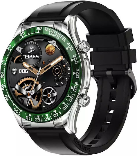 Nubi E18 PRO Smartwatch with Heart Rate Monitor (Green / Black)