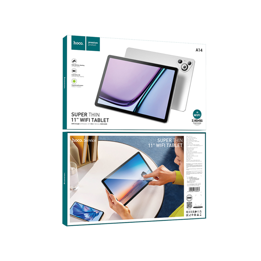 Hoco A14 11Inches Tablet (3GB/64GB) Silver view 4