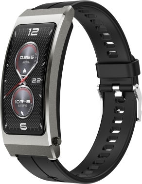 K7 1.14 Inch Tft Screen Smart Call Bracelet Bt Call Heart Rate Blood Pressure Blood Oxygen Strap:silicone Strap Tarnish