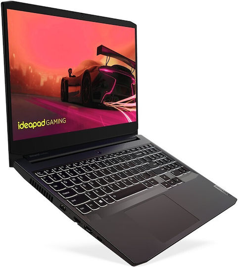 Lenovo IdeaPad Gaming 3 15ACH6 15.6" IPS FHD (Ryzen 5-5500H/64GB/512GB SSD/GeForce RTX 2050/W11 Pro) Shadow Black (US Keyboard) view 2