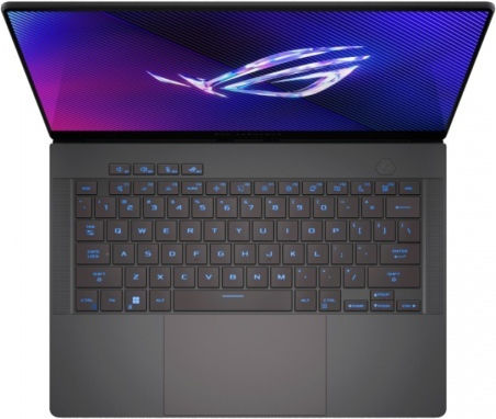 Asus ROG Zephyrus G14 GA403UI-QS068X 14" OLED 120Hz (Ryzen 9-8945HS/32GB/1TB SSD/GeForce RTX 4070/W11 Pro) Platinum White view 2