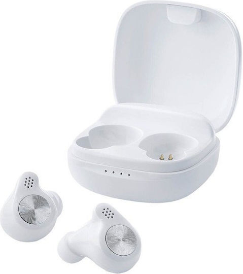 Intenso Micro T200 In-ear Bluetooth Handsfree Earphones with Charging Case White view 4