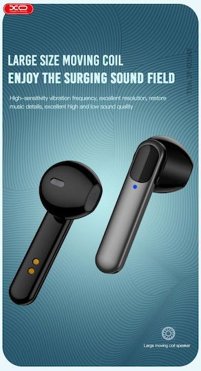 XO X14 TWS In-ear Bluetooth Handsfree Earphones with Charging Case Iron Gray vue 5