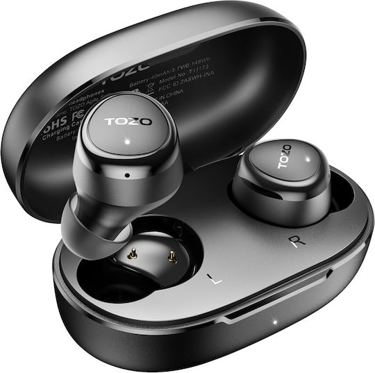 Tozo Agile Solo In-ear Bluetooth Handsfree Earphones with Charging Case Black view 1