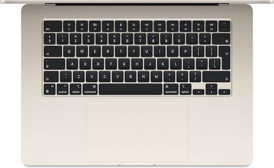 Apple MacBook Air 15" (2024) 15.3" Retina Display (M3-8-core/8GB/512GB SSD) Starlight (ES Keyboard) vue 2