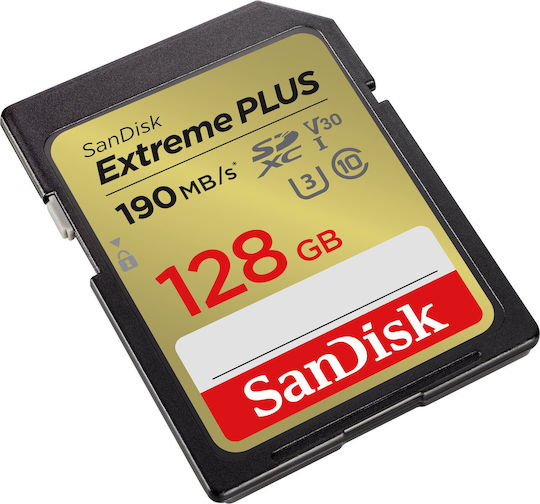 Sandisk Extreme Plus SDXC 128GB Class 10 U3 V30 UHS-I view 5