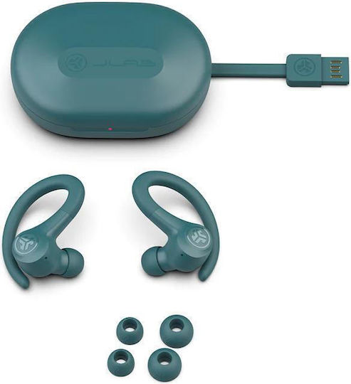 Jlab Go Air Sport In-ear Bluetooth Handsfree Earphones with Sweat Resistance and Charging Case Teal view 5