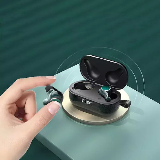 Nubi T8 In-ear Bluetooth Handsfree Earphones with Sweat Resistance and Charging Case Green vue 2