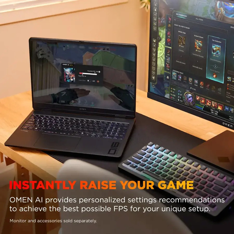HP OMEN 16-ap0053dx 16" IPS FHD+ 144Hz (Ryzen 9-8940HX/32GB/1TB SSD/GeForce RTX 5060/W11 Home) (US Keyboard) view 2
