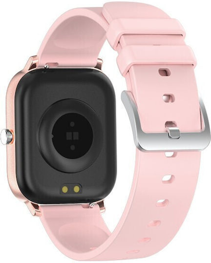 T99 Pro Smartwatch with Heart Rate Monitor (Pink) view 2