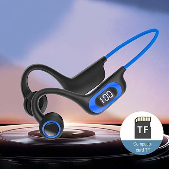 Bone Conduction Bluetooth Handsfree Earphones with Sweat Resistance Supports MicroUSB Card 6D Surround view 3