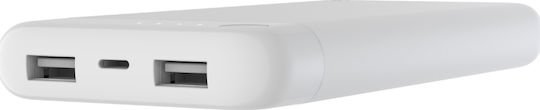 Belkin Boost Charge Lightning Connector Power Bank 10000mAh with 2 USB-A Ports White vue 2