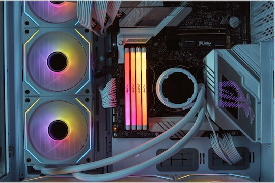 Kingston Fury Renegade RGB DDR5 32GB RAM with 2x16GB Modules and Speed 7200 for Desktop KF572C38RWAK2-32 view 7