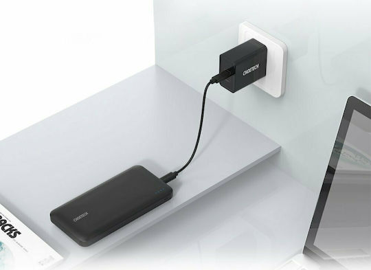 Choetech B627 Power Bank 10000mAh 18W with USB-A Port and USB-C Port Power Delivery / Quick Charge 3.0 Black view 6