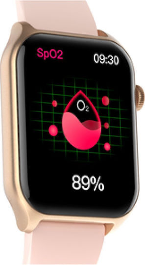 Riversong Motive 9E Smartwatch with Heart Rate Monitor (Rose Gold) view 3