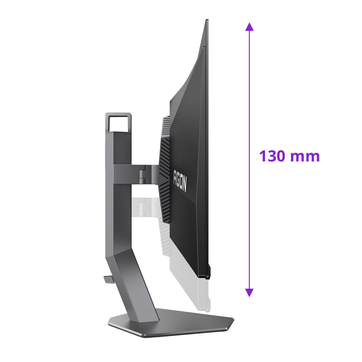 AOC Agon Pro Monitor 26.5" QHD 2560x1440 500Hz with 0.03ms GTG Response Time view 3