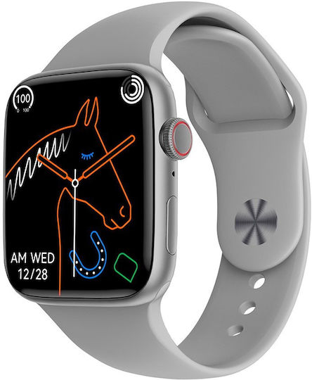 NO.1 DT8 Mini Smartwatch (Gray) view 1