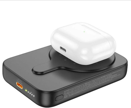 Hoco Esteem J117A MagSafe Power Bank 10000mAh Quick Charge 3.0 Black view 2