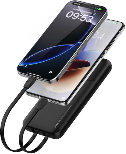 Recci RPB-P67 Power Bank 10000mAh 22.5W Black view 6