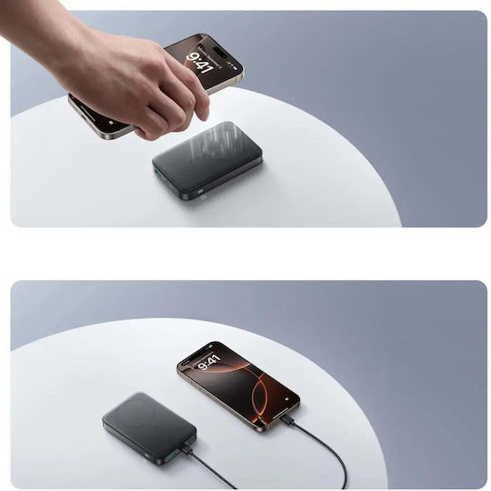 Joyroom JR-PBM12 MagSafe Power Bank 10000mAh 22.5W with USB-A Port and USB-C Port Black view 7