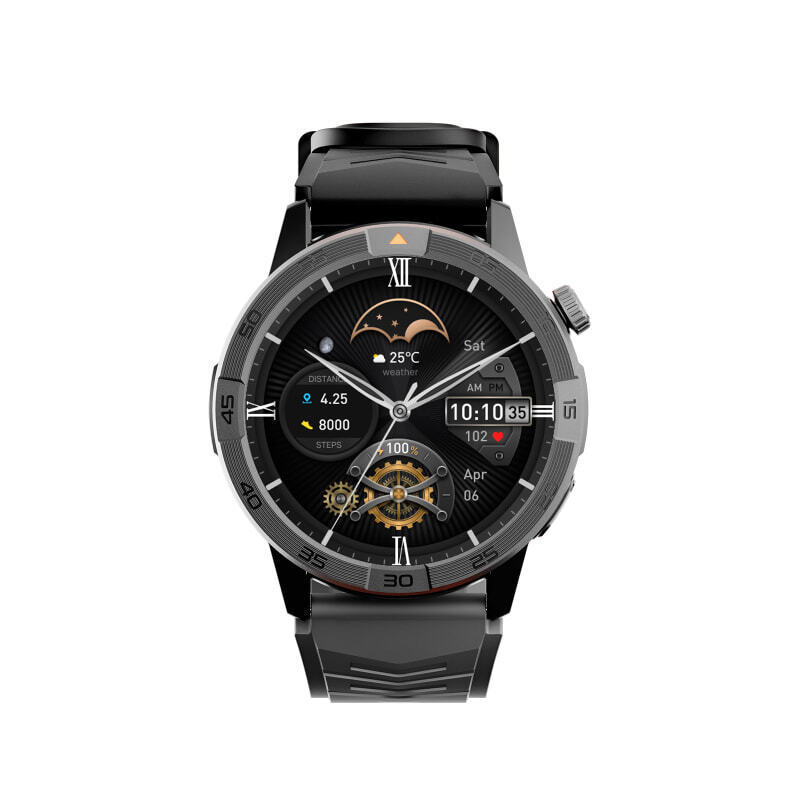 AGM Legion Pro Waterproof Smartwatch with Heart Rate Monitor (Black) view 1
