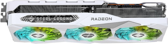 ASRock Radeon RX 7800 XT 16GB GDDR6 Steel Legend OC Graphics Card view 6