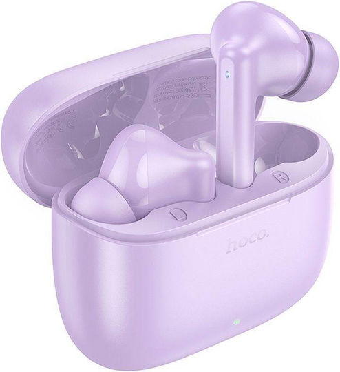Hoco EQ2 In-ear Bluetooth Handsfree Earphones with Charging Case Purple