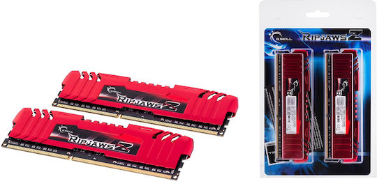 G.Skill Ripjawsz DDR3 32GB RAM with 4x8GB Modules and Speed 1600 for Desktop F3-12800CL10Q-32GBZL view 3