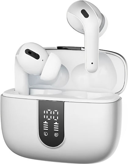 In-ear Bluetooth Handsfree Earphones with Sweat Resistance and Charging Case White view 9