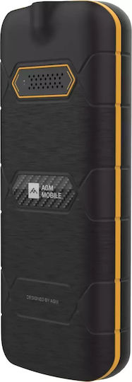 AGM M9F Dual SIM Resistant Mobile with Buttons Black / Orange view 5