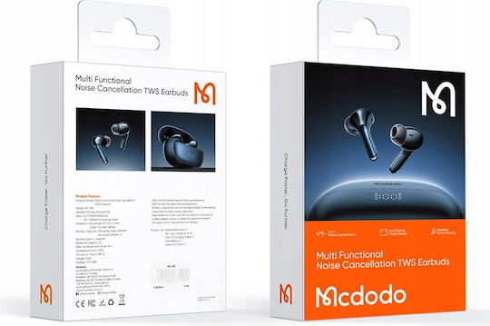 Mcdodo Lite HP-3300 In-ear Bluetooth Handsfree Earphones with Charging Case Black view 5