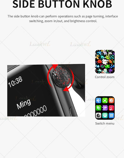 HW12 40mm Smartwatch (Pink) view 5