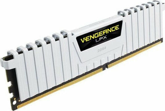 Corsair Vengeance LPX White 16GB DDR4 RAM with 2 Modules (2x8GB) and 3000 Speed for Desktop (CMK16GX4M2D3000C16W) view 4