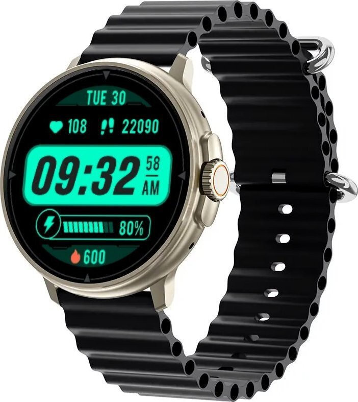 Rubicon Rncf15 Black Smartwatch Rncf15